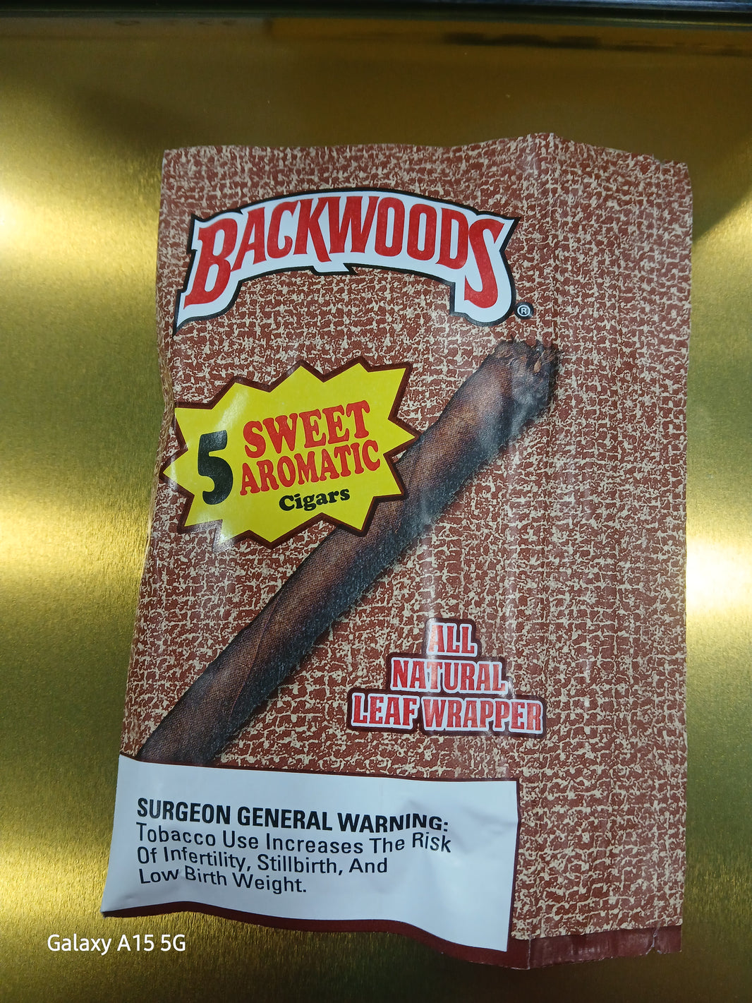 BACKWOOD 5PK SWEET AROMATIC 8/5