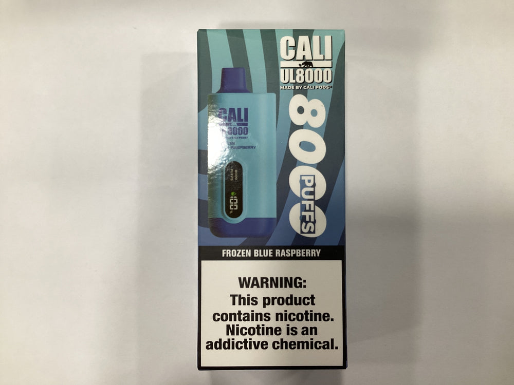 Cali 8000k Frozen Blue Raspberry