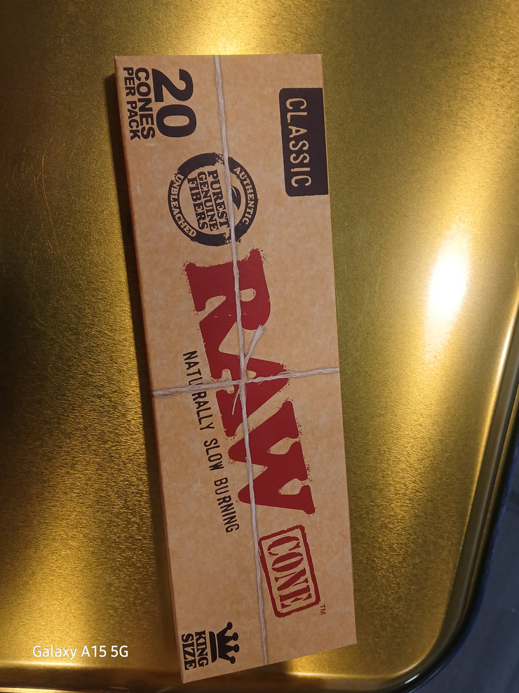 RAW CONE 20/12 PK CLASSIC KING SIZE