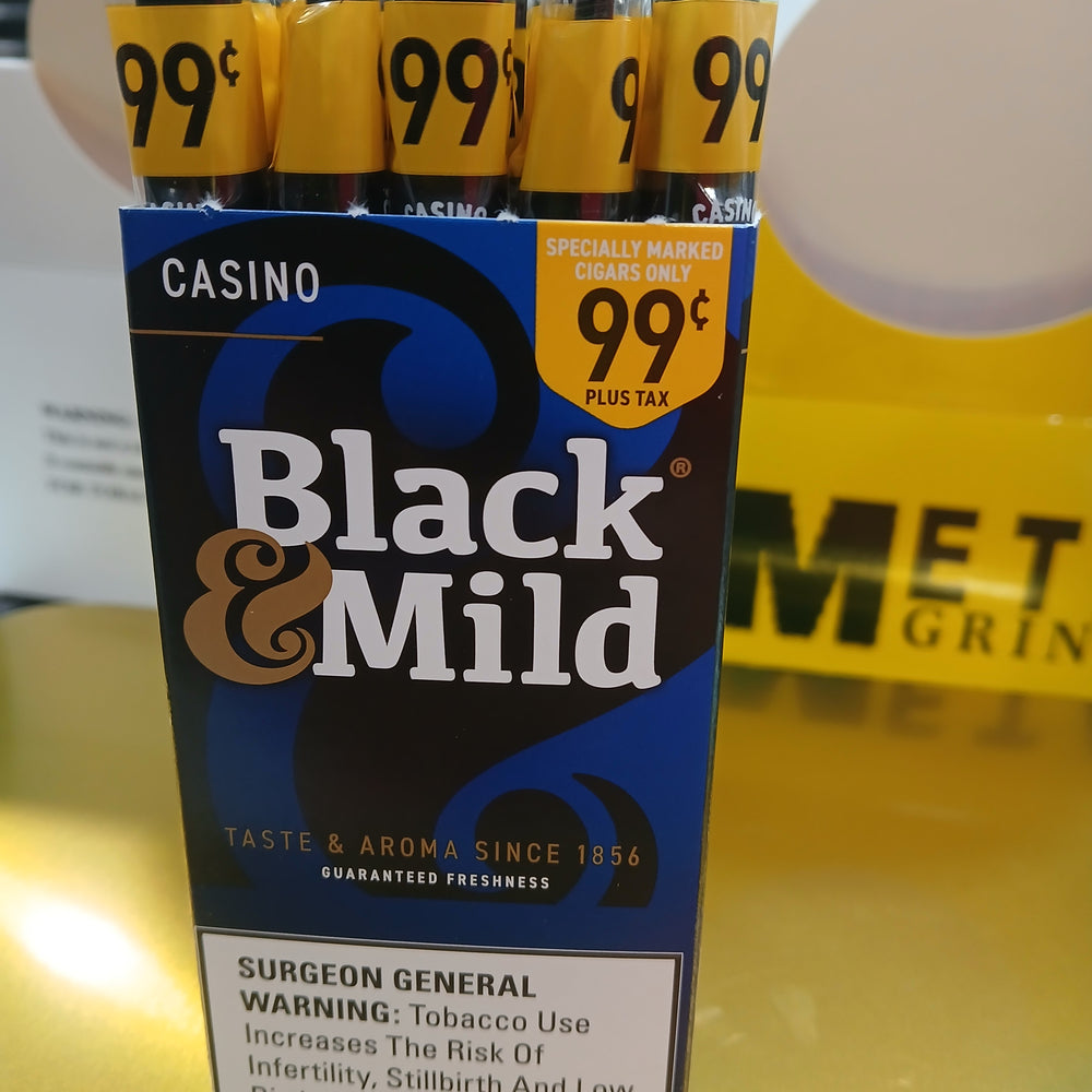 BLACK & MILD CASINO $0.99C 25CT UR B&M 1PK $0.99 21863