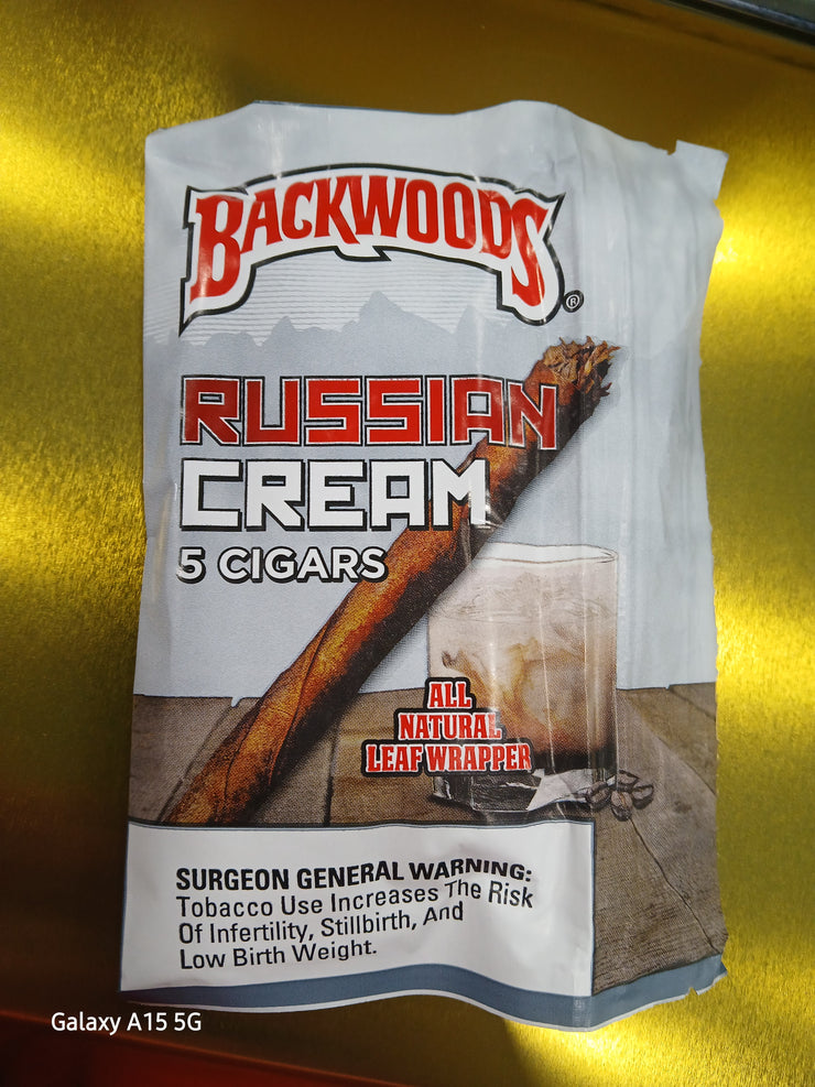 BACKWOOD 5PK RUSSIAN CREAM 8/5