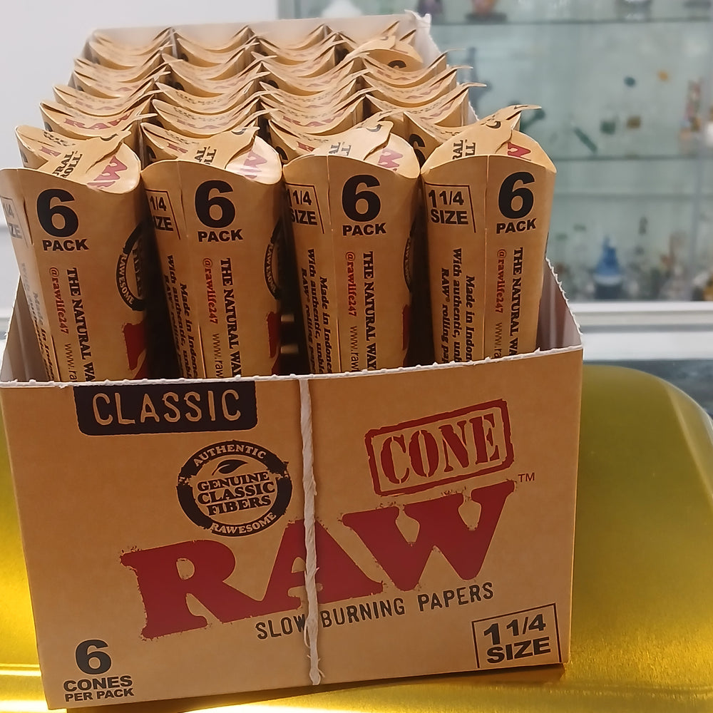 RAW CONE 32/6 PK 1 1/4 CLASSIC