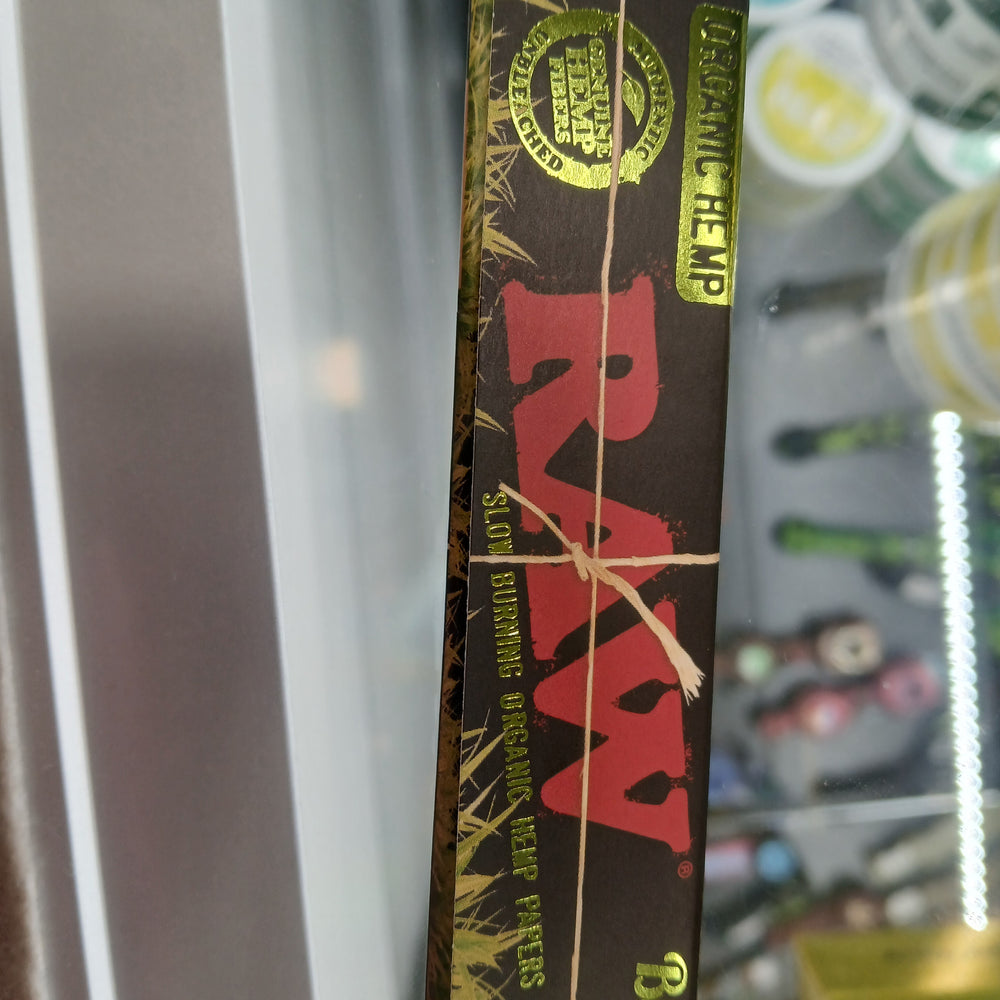 RAW BLACK KINGSIZE SLIM ORGANIC 50CT