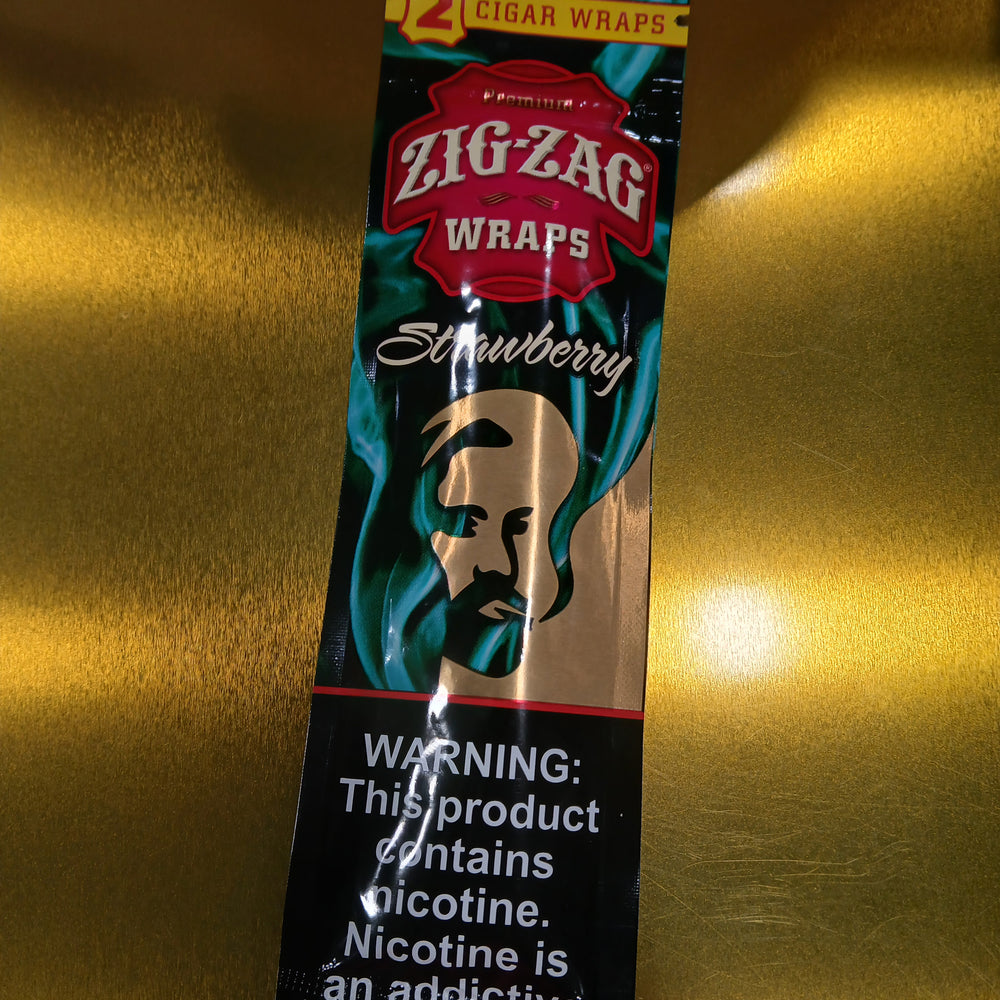 ZIG ZAG 2PK WRAPS STRAWBERRY BASH 25/2