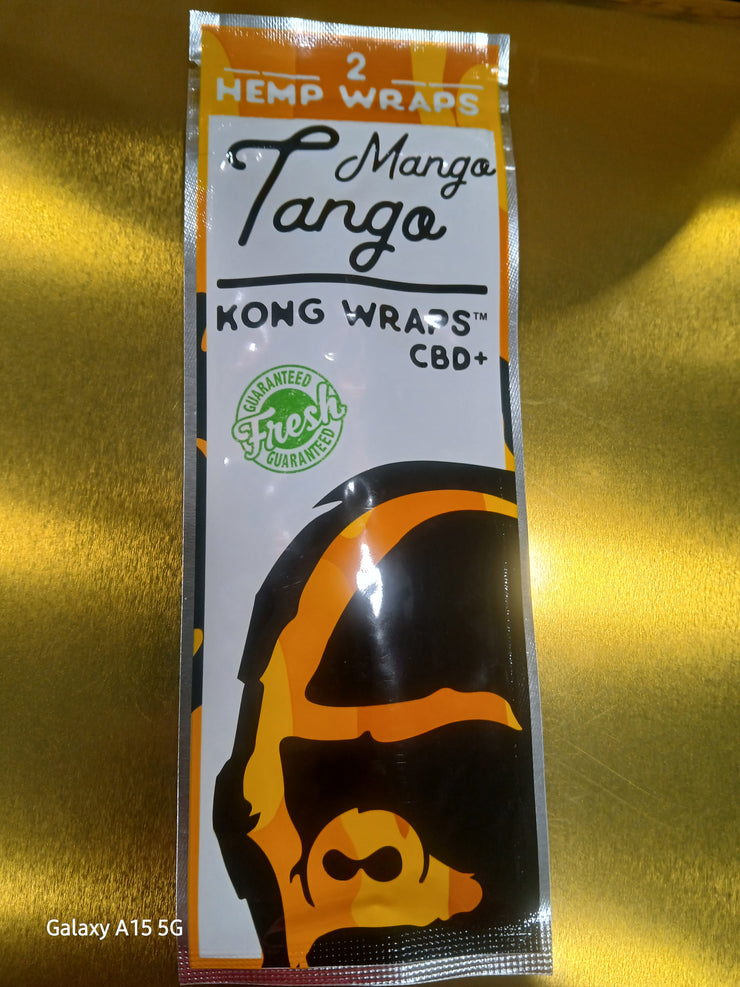 KONG HEMP WRAP MANGO TANGO WTIH CBD 2CT 25PK