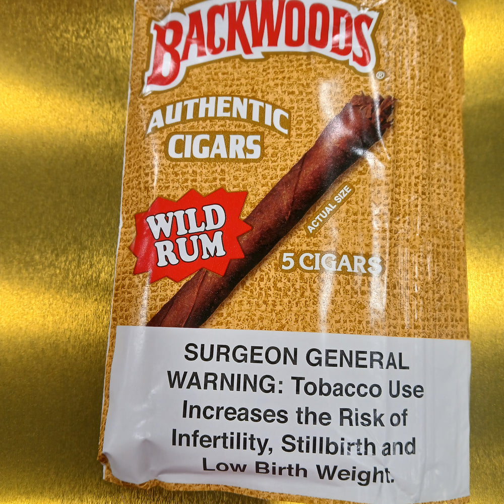 BACKWOOD 5PK WILD RUM 8/5