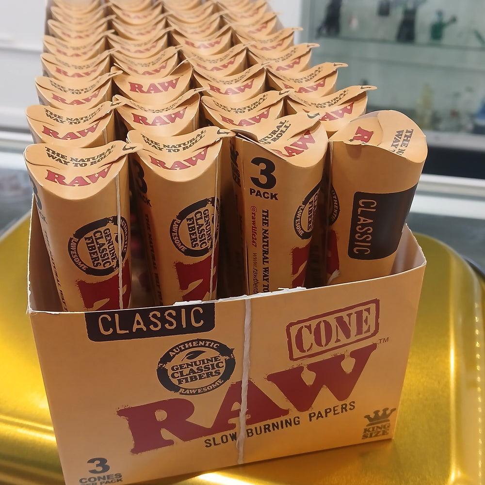 RAW CONE 32/3 PK KING SIZE CLASSIC