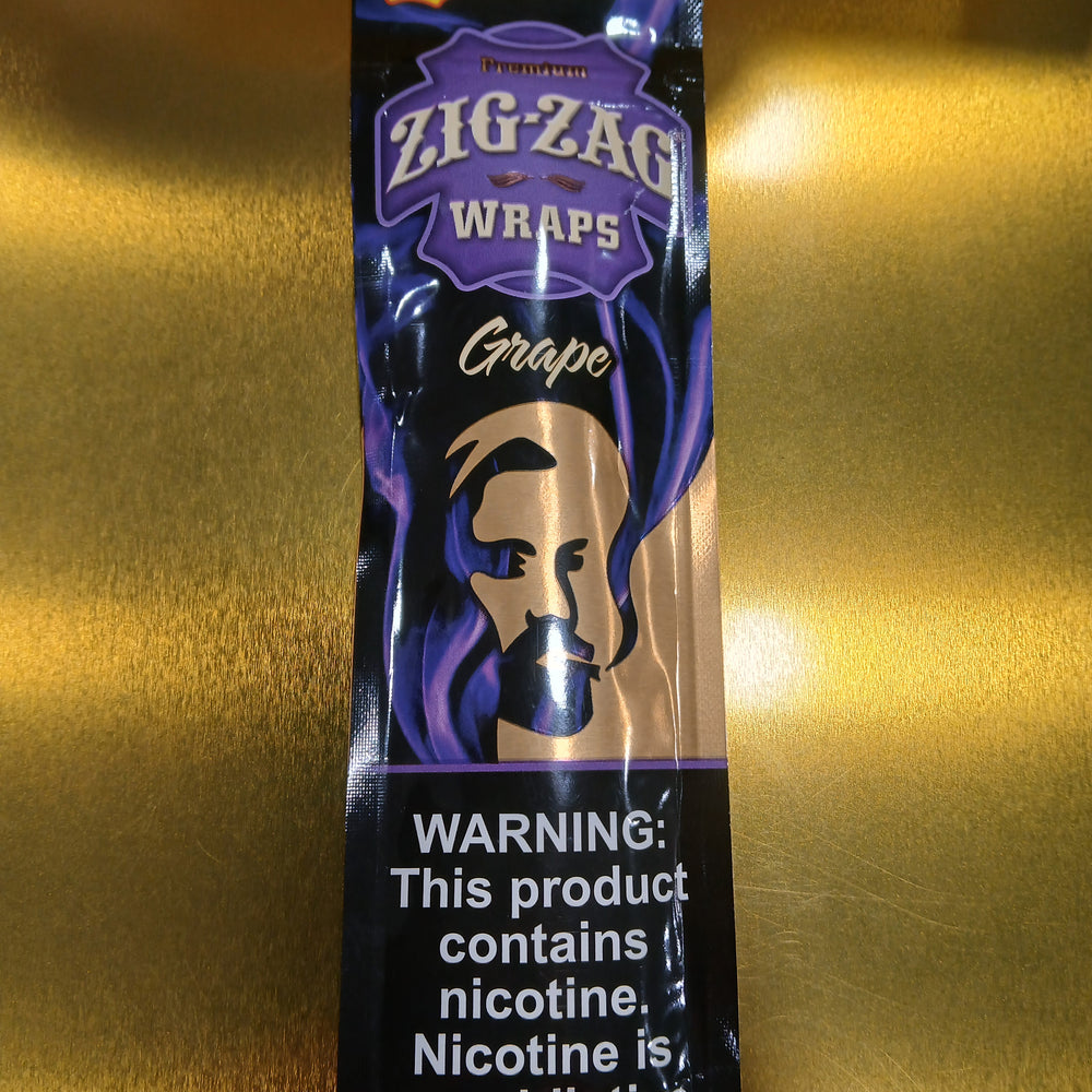 ZIG ZAG 2PK WRAPS GRAPE 25/2