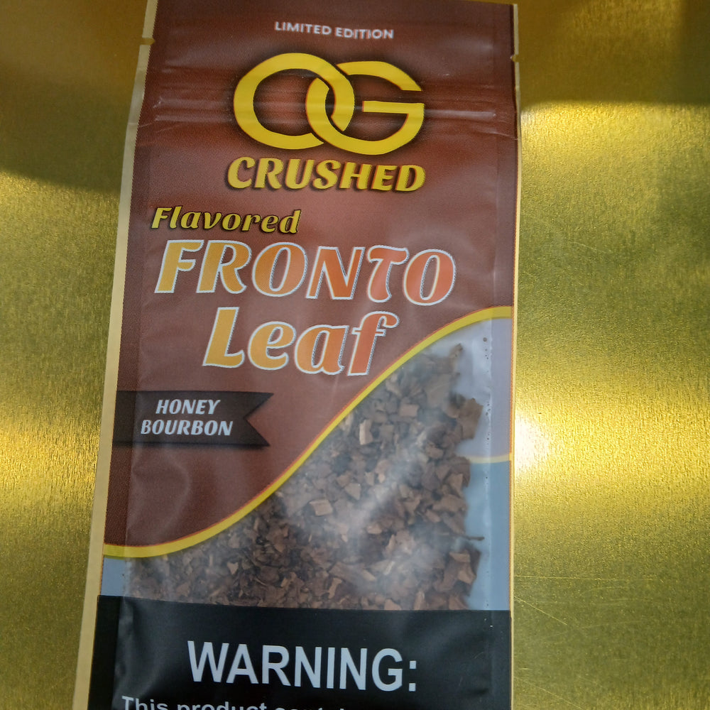 OG FRONTO LEAF HONEY BOURBON CRUSHED 25CT DISPLAY