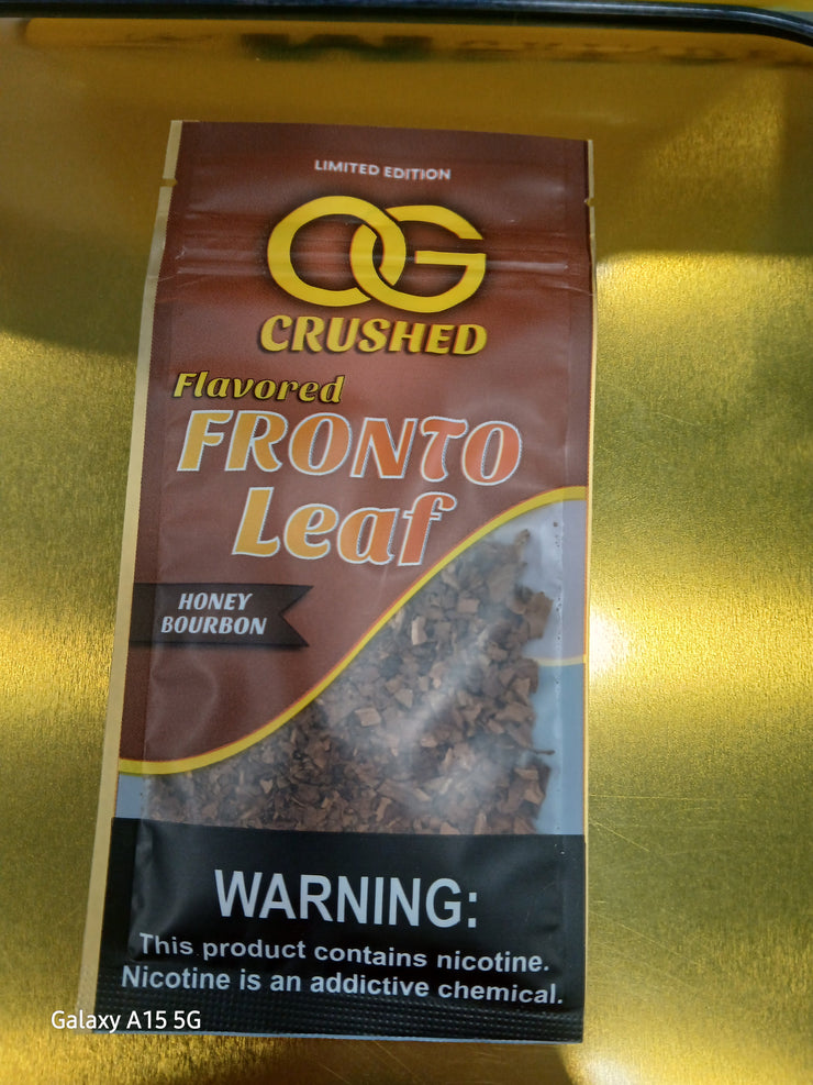 OG FRONTO LEAF HONEY BOURBON CRUSHED 25CT DISPLAY
