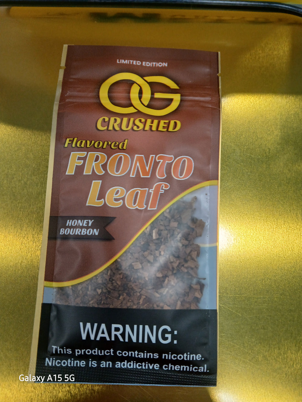 OG FRONTO LEAF HONEY BOURBON CRUSHED 25CT DISPLAY