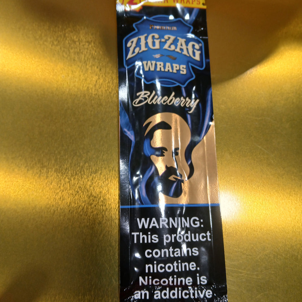 ZIG ZAG 2PK WRAPS BLUEBERRY 25/2