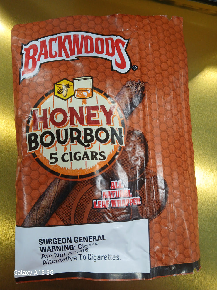 BACKWOOD 5PK HONEY BOURBON 8/5