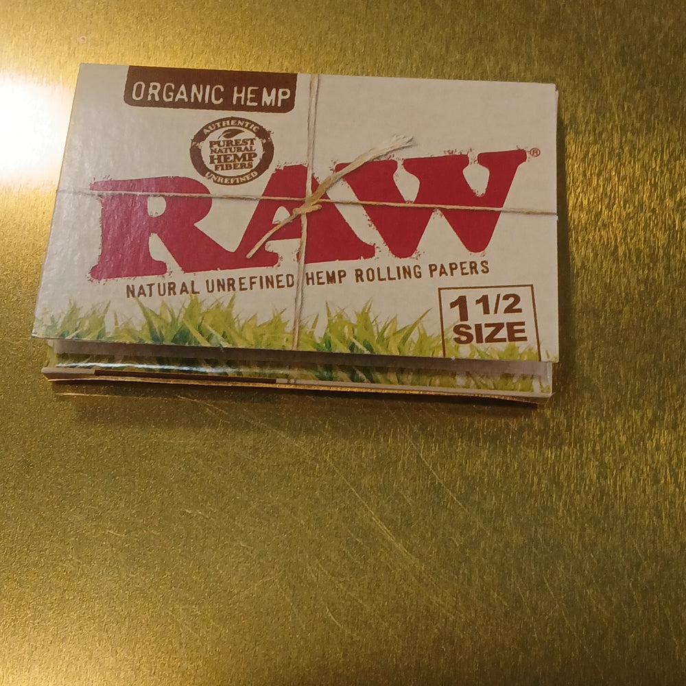 RAW 1 1/2 ORGANIC HEMP 25CT